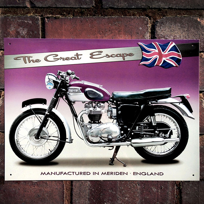 Triumph TR6 Trophy Metal Sign